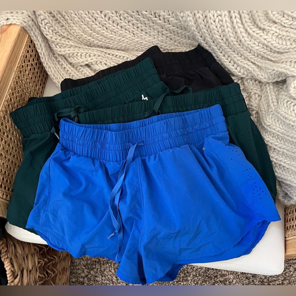 5 pairs of JoyLab Target running shorts, all size M